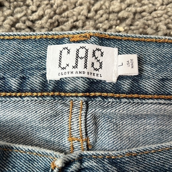 Cloth And Steel Patchwork Cut Off Jeans - Picture 6 of 6